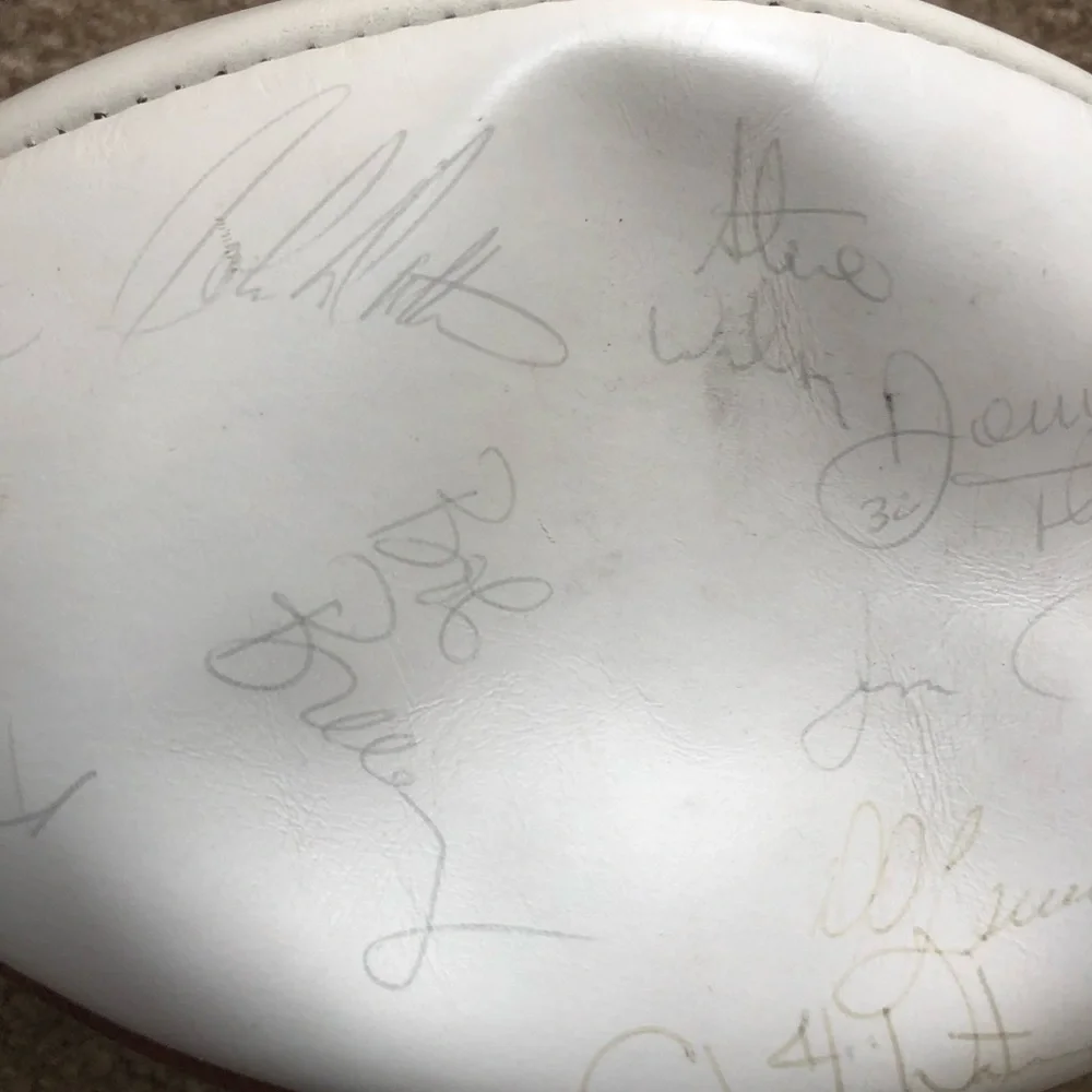 Vintage 1980's Dallas Cowboys Autographed Signed Football - No COA - Picture 4 of 16